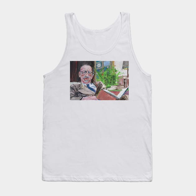 IGOR STRAVINSKY in his studio - oil portrait Tank Top by lautir